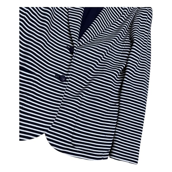 LAUREN RALPH LAUREN Striped Business Casual Blazer Designer Jacket Womens XL - Picture 5 of 7